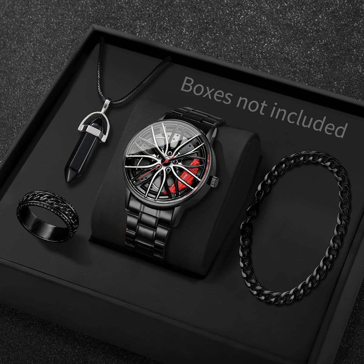 Mystery Jewelry Jar Watches - طقم ساعات رياضية فاخرة للرجال مكون
