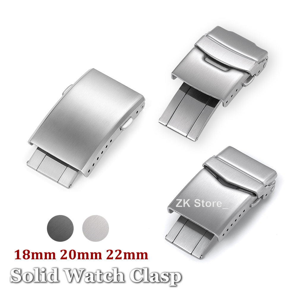 Watch Strap Replacement - مشبك ساعة قابل للطي مقاس 18