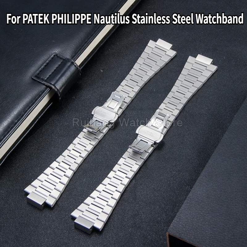 Patek Philippe Watch Nautilus - حزام ساعة من الفولاذ المقاوم للصدأ