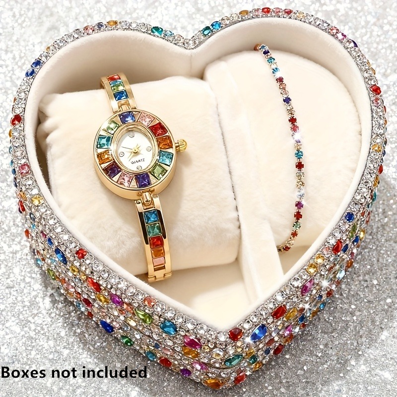 Mystery Jewelry Jar Watches - قطعتان من ساعات اليد النسائية الأنيقة
