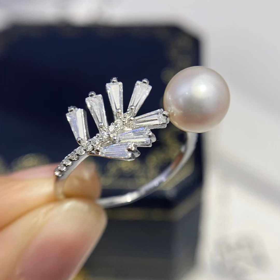 Sterling Silver Ring - الجملة S925 فضة قابل للتعديل حلقة