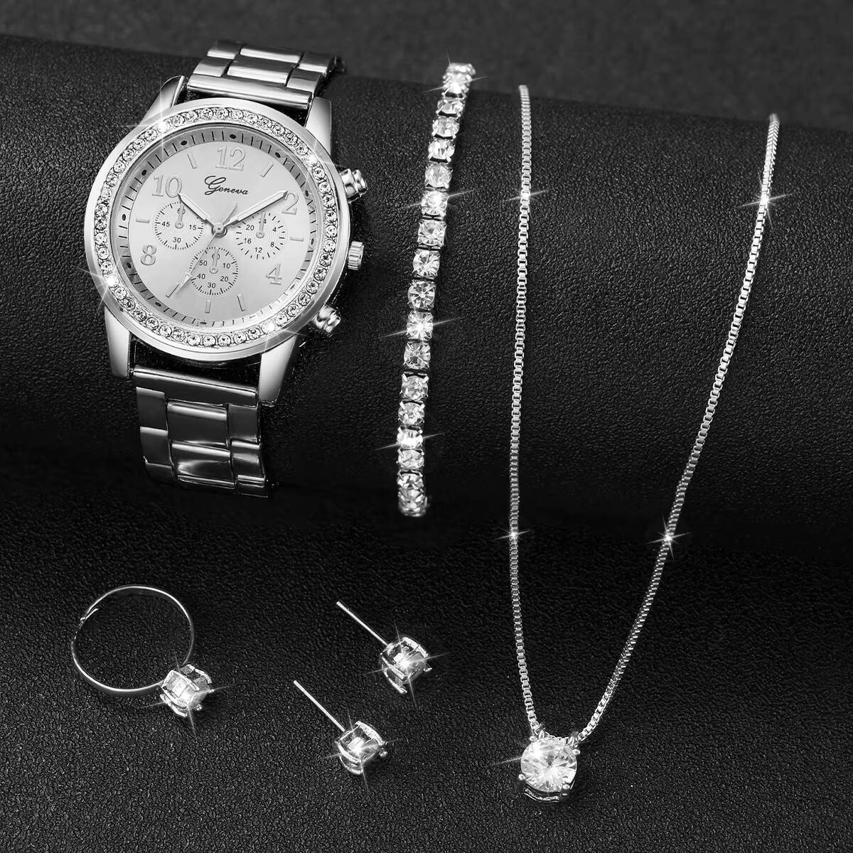 6 قطع/مجموعة ساعات نسائية أنيق - مراجعة Mystery Jewelry Jar Watches وسعره