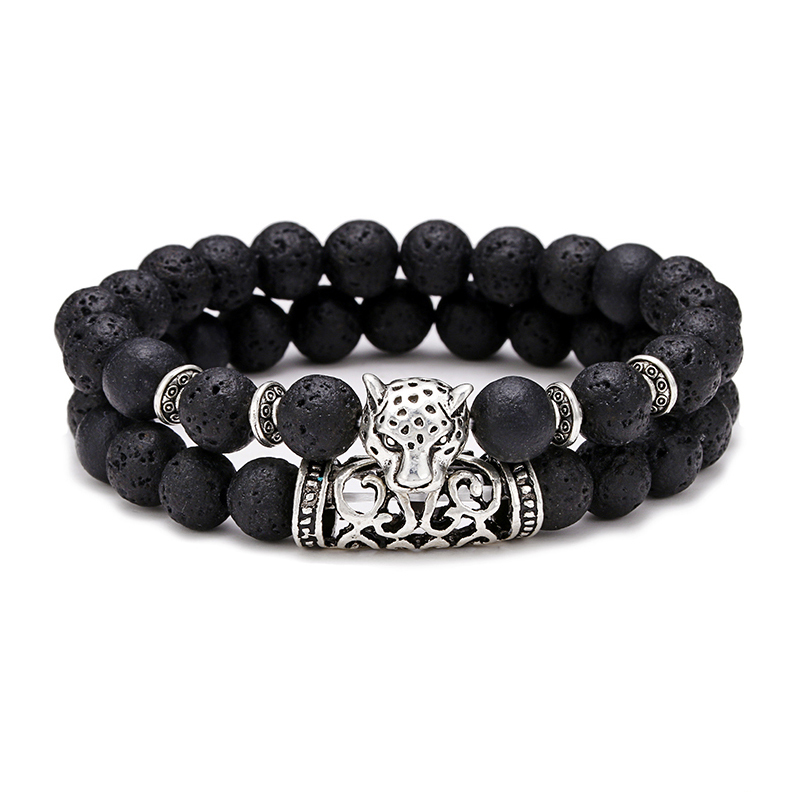 قسط 2 قطعة/المجموعة ليوبارد مط - مراجعة Gemstone Bracelet Healing وسعره