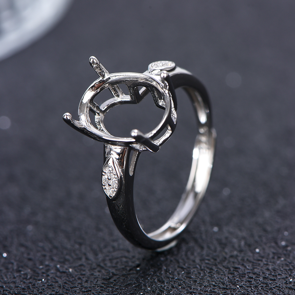 5x7-12x16 مللي متر خاتم فارغ 9 - مراجعة Sterling Silver Ring وسعره