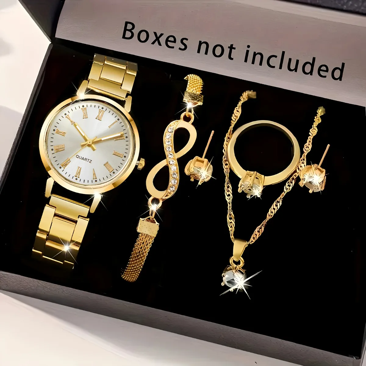 طقم ساعة يد نسائية أنيقة من ال - مراجعة Mystery Jewelry Jar Watches وسعره