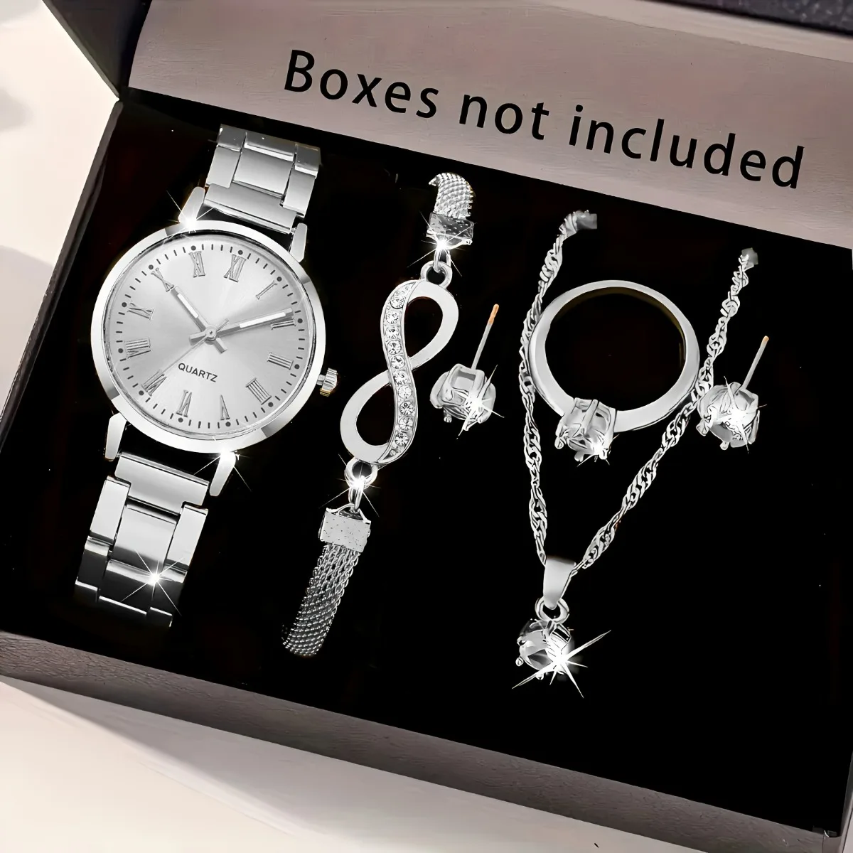 طقم ساعة يد نسائية أنيقة من ال - مراجعة Mystery Jewelry Jar Watches وسعره