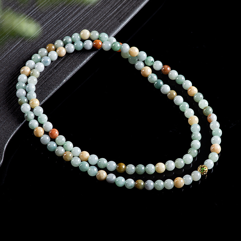 سوار وقلادة من حجر اليشم البور - مراجعة Charm Bracelet Beads وسعره