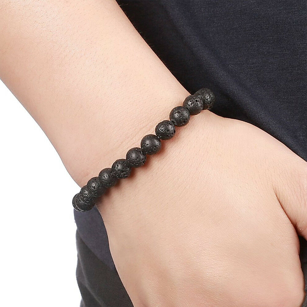 طبيعة سوار مُزين بالخرز الرجال - مراجعة Gemstone Bracelet Healing وسعره