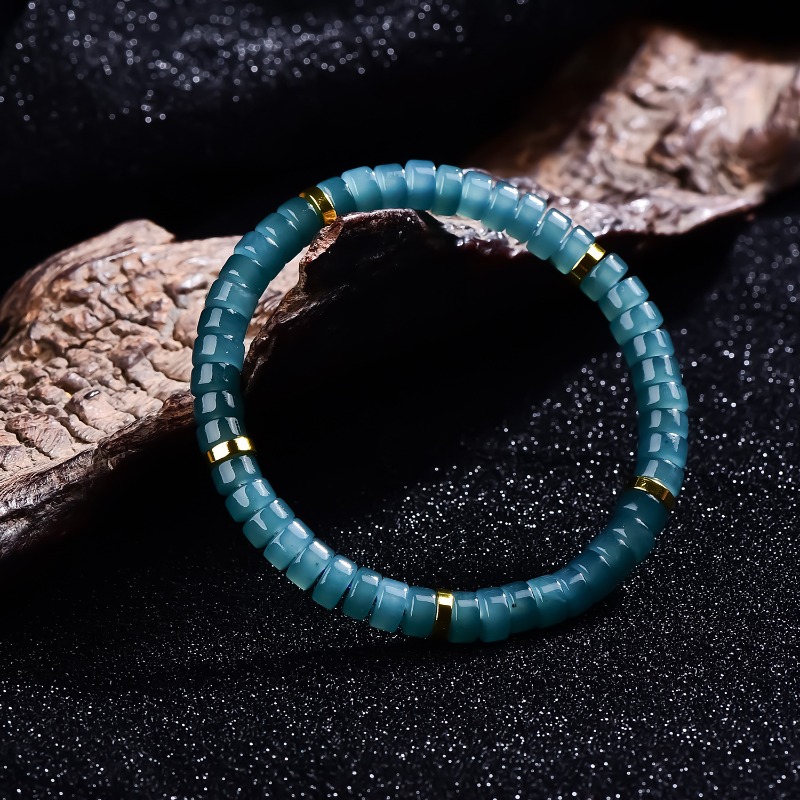 سوار من خرز اليشم الطبيعي الأز - مراجعة Charm Bracelet Beads وسعره