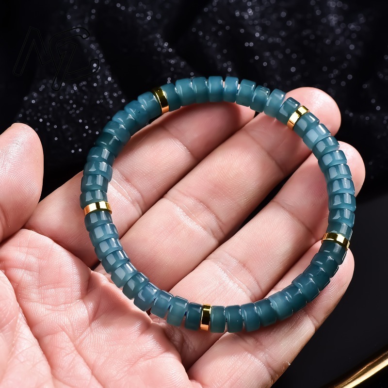 سوار من خرز اليشم الطبيعي الأز - مراجعة Charm Bracelet Beads وسعره