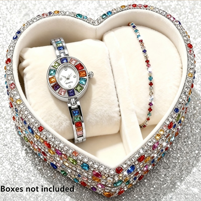 قطعتان من ساعات اليد النسائية  - مراجعة Mystery Jewelry Jar Watches وسعره