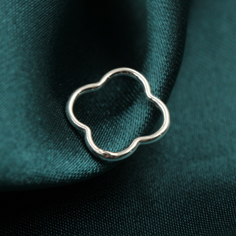 وصلات وقلادات على شكل زهرة من  - مراجعة Sterling Silver Ring وسعره