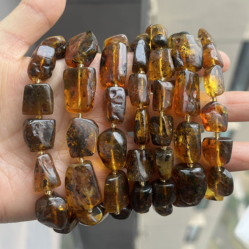أساور كهرمان طبيعي 100% للجنسي - مراجعة Gemstone Bracelet Healing وسعره