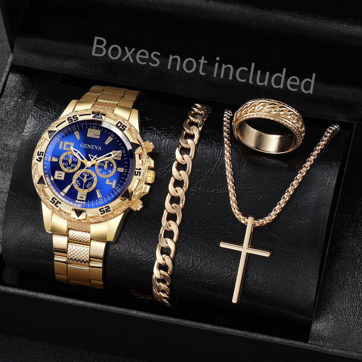 4 قطع/مجموعة ساعات رجالية أنيق - مراجعة Mystery Jewelry Jar Watches وسعره